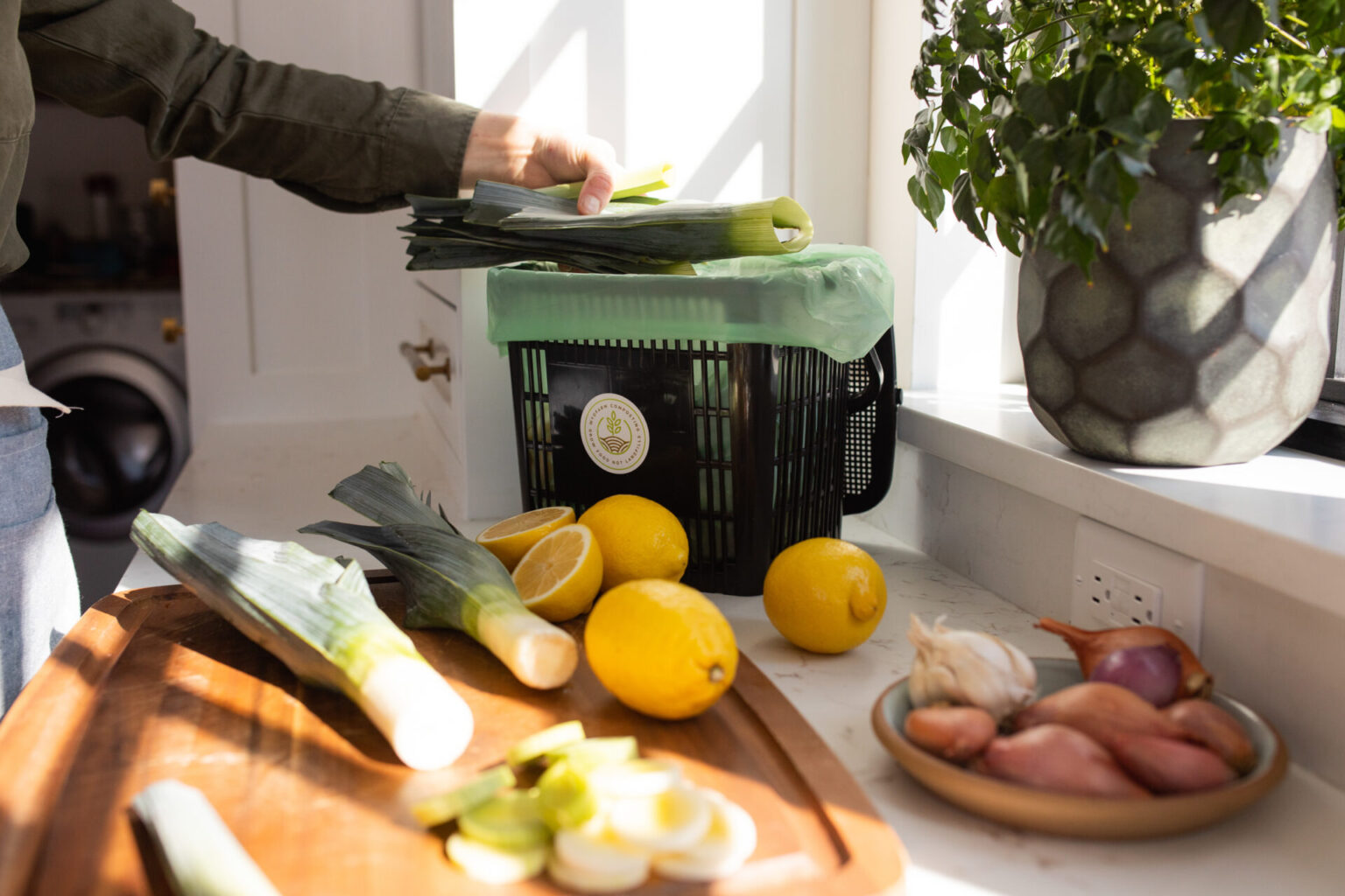 Clean Commercial Composter St. John's Health WyoFarm Composting